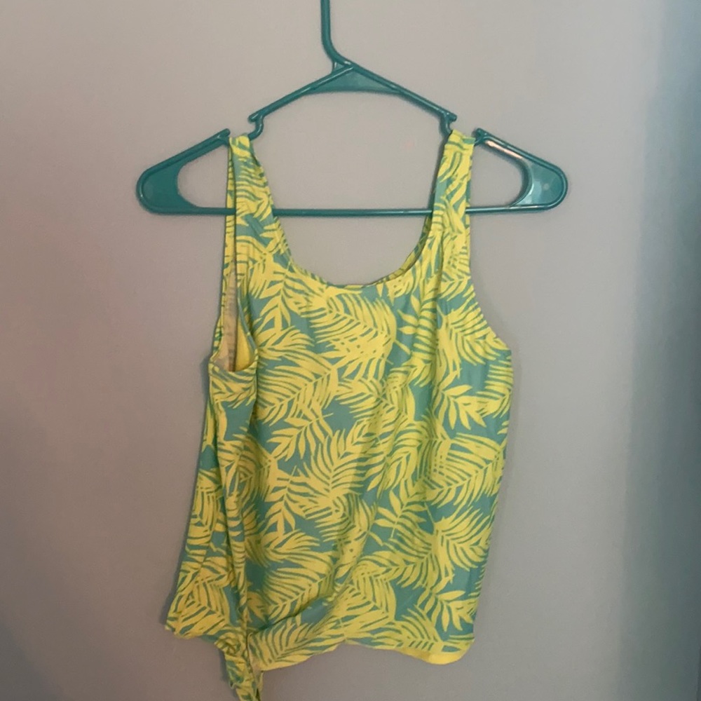 Justice Bathing Suit/S: 18plus/C: Yellow, Blue